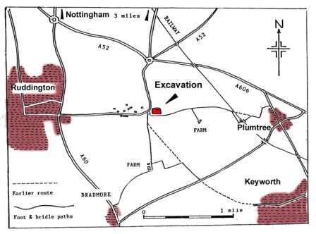 Flawford location map 2