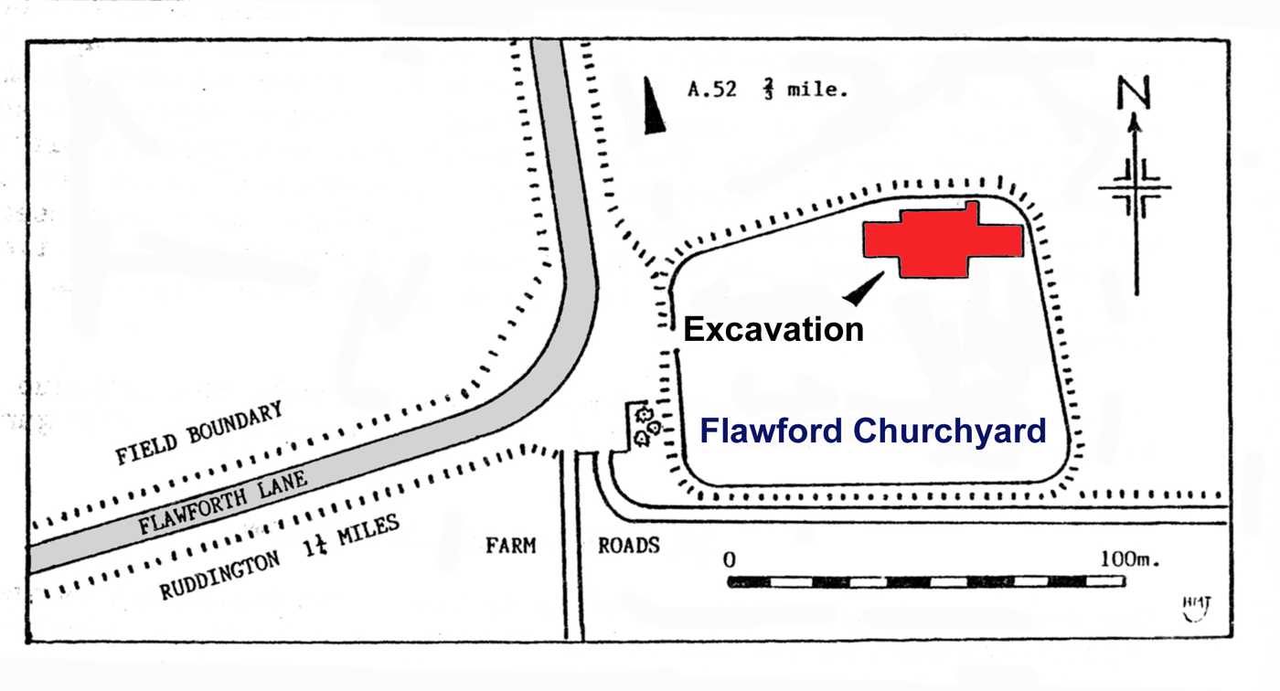 Flawford location map